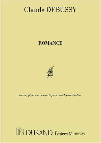 C. Debussy: Romance Violon-Piano , VlKlav (KlavpaSt)