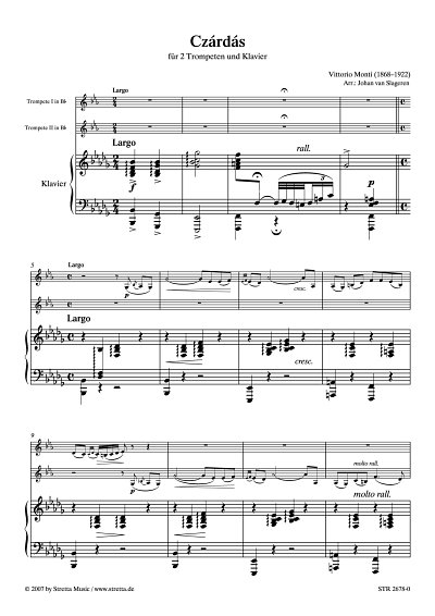 DL: V. Monti: Czardas fuer 2 Trompeten und Klavier
