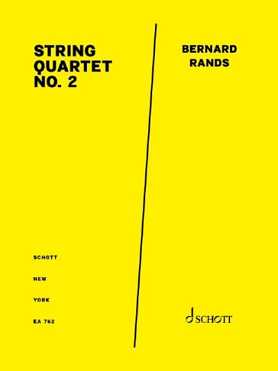R. Bernard: Quartet No. 2, 2VlVaVc (Stp)