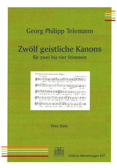 G.P. Telemann: 12 Geistliche Kanons