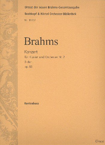J. Brahms: Konzert B-Dur Nr. 2 op. 83, KlavOrch (KB)