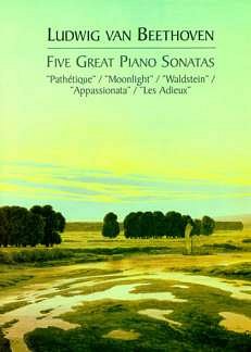 L. v. Beethoven: Five Great Piano Sonatas, Klav