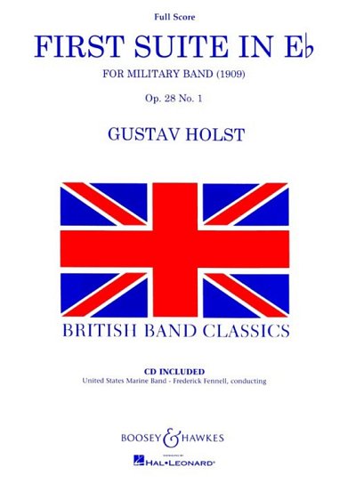 G. Holst: First Suite in E Flat Op. 28 No., Blaso (Pa+St+CD)