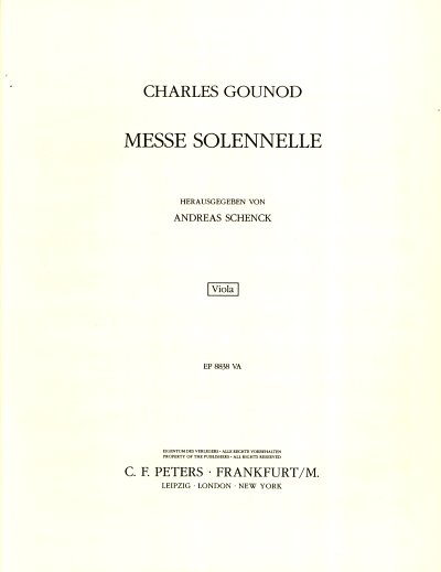 C. Gounod: Messe solennelle G-Dur "Cäcilien-Messe"