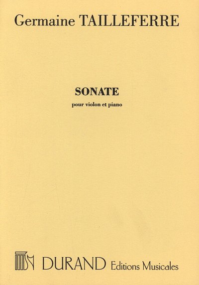 G. Tailleferre: Sonate