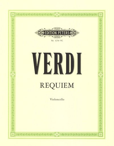 G. Verdi: Requiem, 4GesGchOrch (Vc)