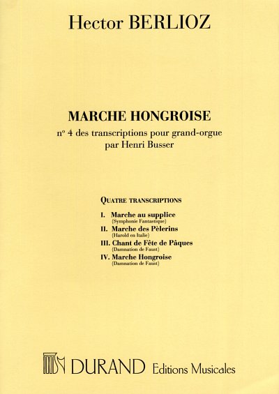 H. Berlioz: Marche Hongroise, Org
