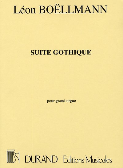 L. Boëllmann: Suite Gothique Orgue Opus 25, Org