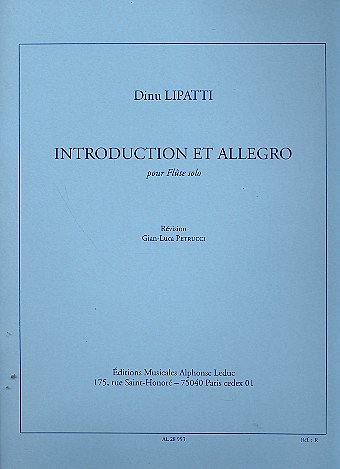 D. Lipatti: Introduction Et Allegro