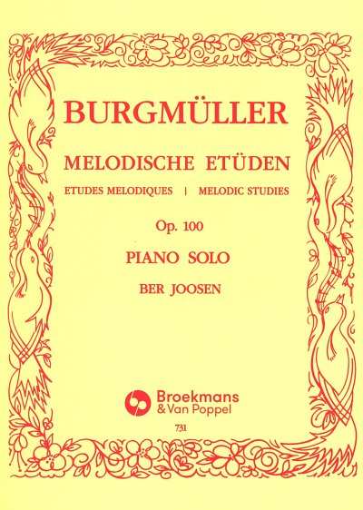 F. Burgmüller: Melodische Etüden op. 100, Klav