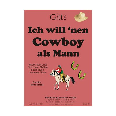 G. Hænning: Ich will 'nen Cowboy als Man, Blaso;Ges (Dir+St)