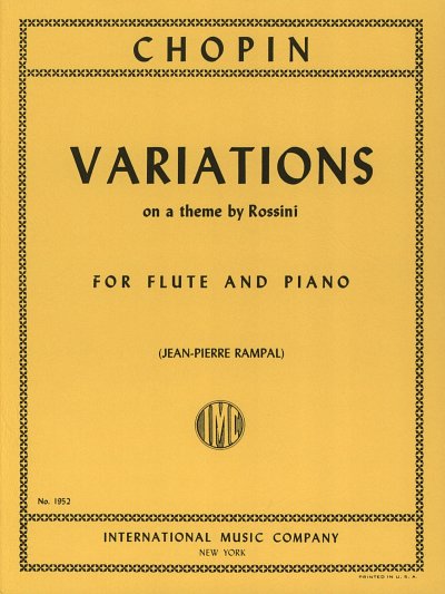 F. Chopin: Variations on a theme by Rossini (Rampal), Fl