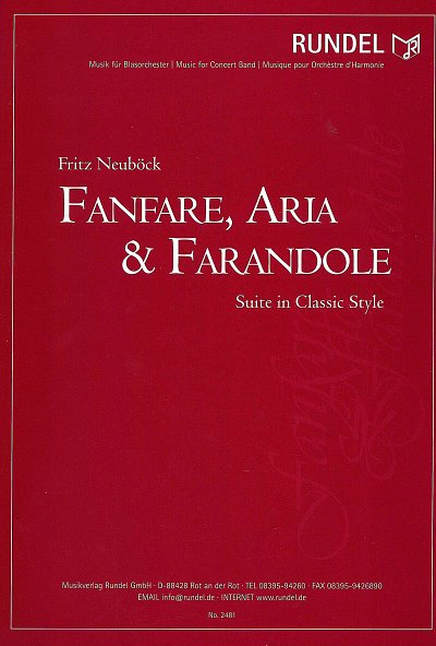 F. Neuböck: Fanfare, Aria & Farandole, Blaso (Pa+St)