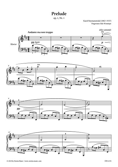 DL: K. Szymanowski: Prelude op. 1, Nr. 1