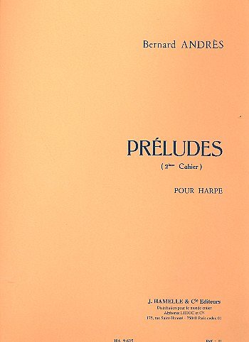 Préludes Vol.2 Nos.6-10 For Harp, Hrf