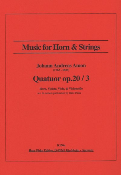 J.A. Amon: Quartett Op 20/3