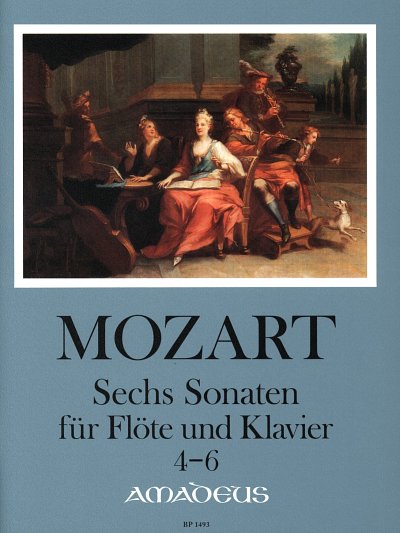 W.A. Mozart: 6 Sonaten Band 2 (Nr.4-6), Floete, Klavier