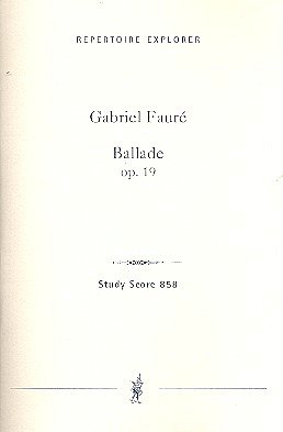 Ballade op.19 für Klavier und Orchester, KlavOrch (Stp)