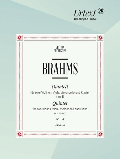 J. Brahms: Klavierquintett f-moll op. 3, 2VlVaVcKlav (Pa+St)