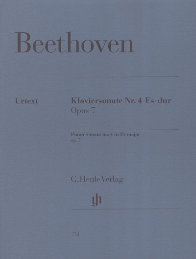 L. v. Beethoven: Klaviersonate Nr. 4 Es-Dur op. 7, Klav