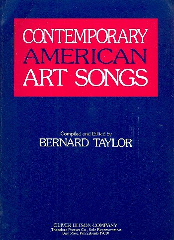  Various: Contemporary American Art Songs, GesKlav
