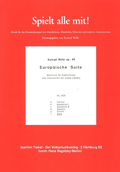 Woelki Konrad: Europaeische Suite Op 89