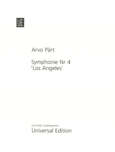 A. Pärt: Symphonie Nr. 4, StroPkSchHar (Stp)