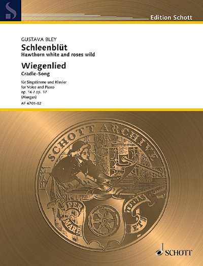 G. Bley: Schleenblüt' A-Dur/ Wiegenlied F-Dur op. 1, GesKlav