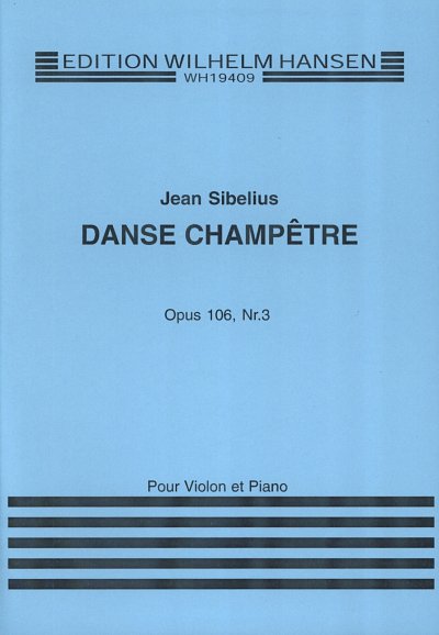 J. Sibelius: Dance Champêtre op.106 No.3, VlKlav (KlavpaSt)