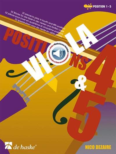 N. Dezaire: Viola Positions 4 & 5, Va (+CD)