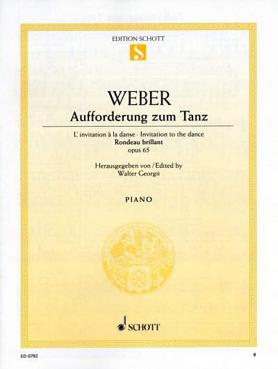 C.M. von Weber: Aufforderung zum Tanz op. 65 , Klav