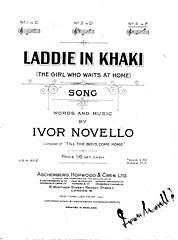 DL: I. Novello: Laddie In Khaki, GesKlav