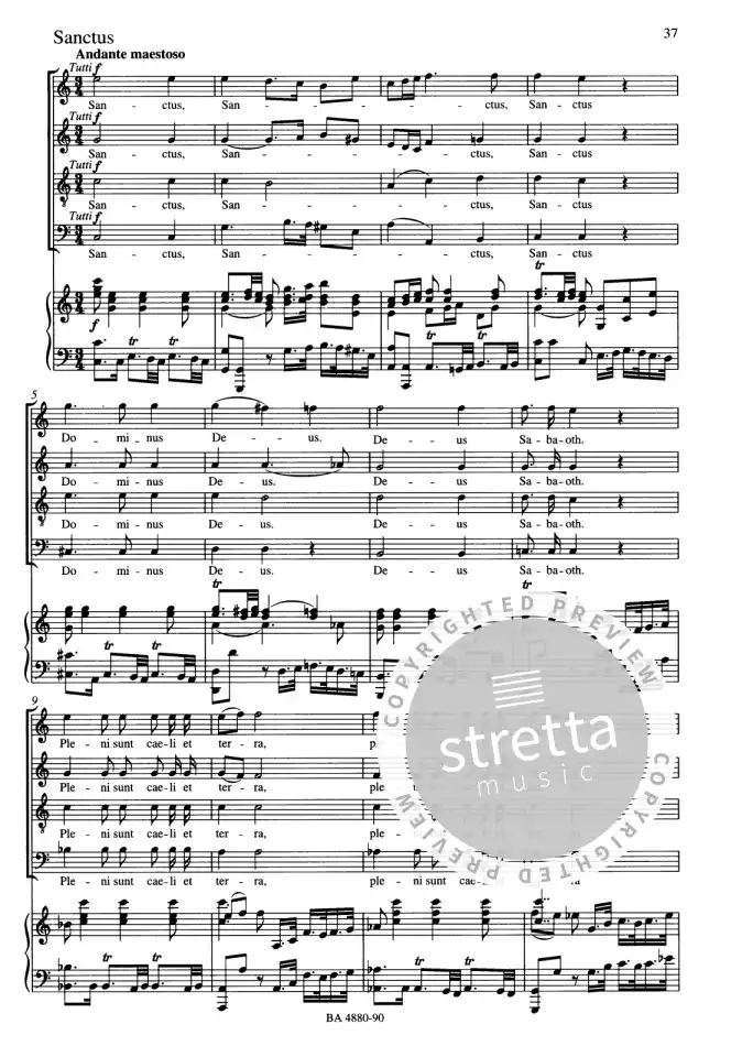 W.A. Mozart: Missa C-Dur KV 317, 4GesGchOrchO (KA) (3)