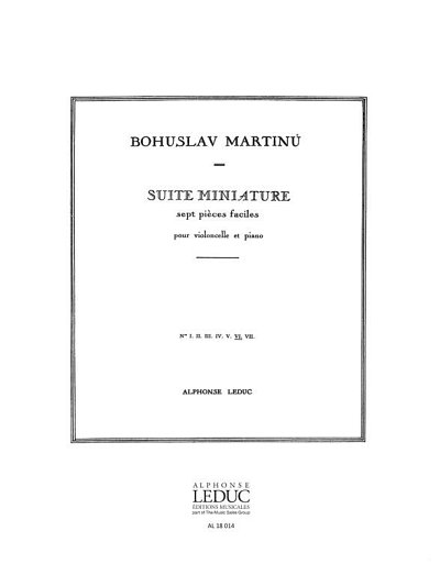 B. Martin_: Suite miniature H192, No.6, VcKlav (KlavpaSt)