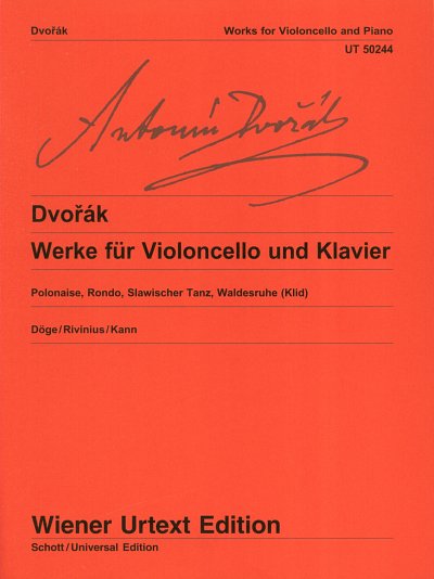 A. Dvorak: Werke fuer Violoncello und Klav, VcKlav (KlavpaSt