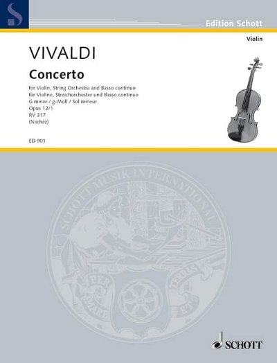 DL: A. Vivaldi: Concerto g-Moll, VlStroOrg (KASt)