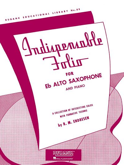 Indispensable Folio - Eb Alto Saxophone and Piano, Asax