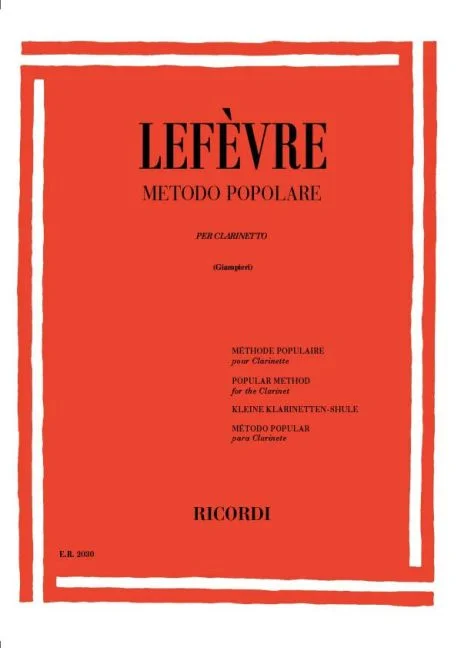 J.-X. Lefèvre: Metodo Popolare Per Clarinetto, Klar (Part.) (0)