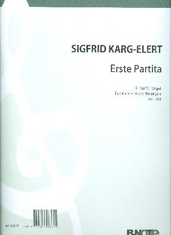 S. Karg-Elert y otros.: Partita E-Dur für Orgel op.100