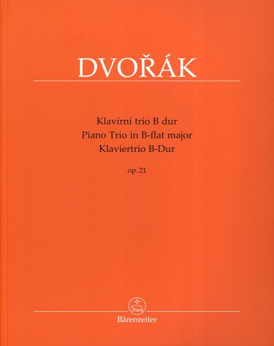 A. Dvo_ák: Klaviertrio B-Dur op. 21, VlVcKlv (Pa+St)