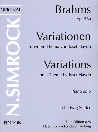 J. Brahms: Variationen über ein Thema von Josef Haydn , Klav