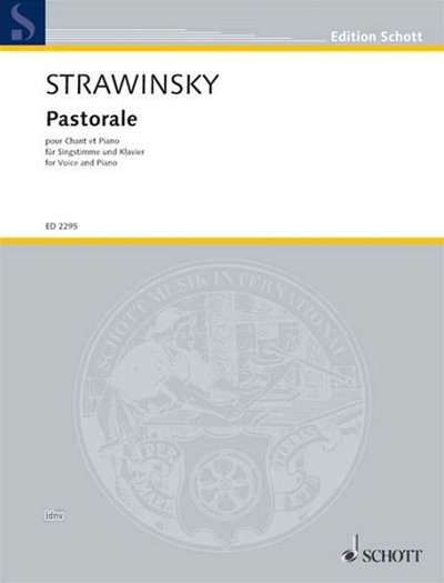 I. Strawinsky: Pastorale , GesSKlav