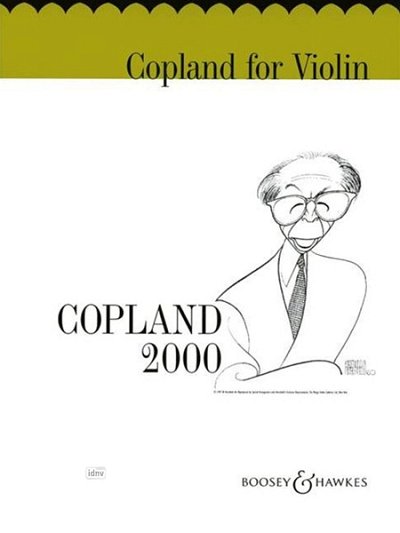 A. Copland: Copland for Violin, VlKlav (KlavpaSt)