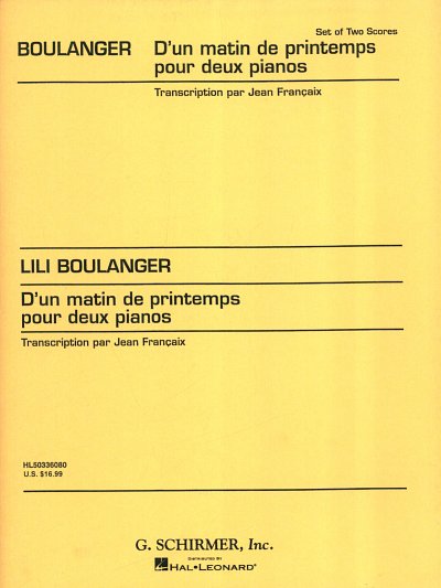 L. Boulanger: D'Un Matin Du Printemps (set), Klav4m (Sppa)