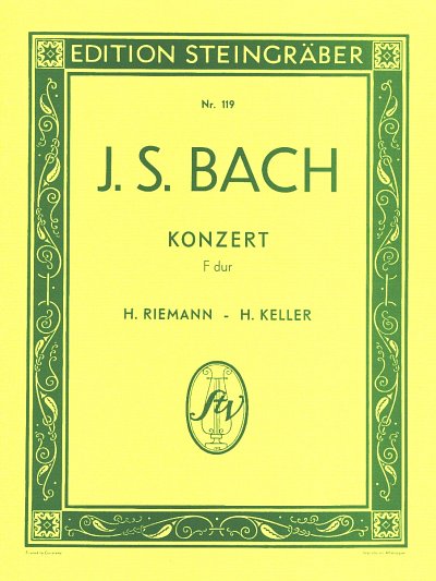 AQ: J.S. Bach: Konzert BWV 1057 F-Dur BWV 1057 (B-Ware)