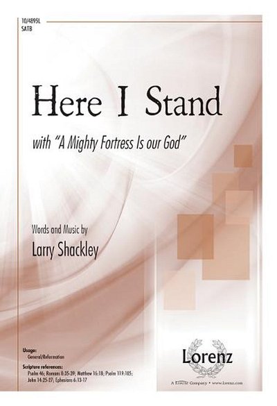 L. Shackley: Here I Stand, GchKlav (Chpa)