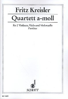F. Kreisler: Streichquartett a-Moll , 2VlVaVc (Stp)