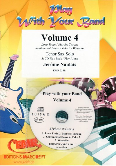 J. Naulais: Play With Your Band Volume 4, Tsax (+CD)