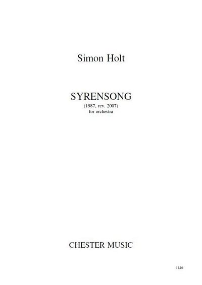 S. Holt: Syrensong, Sinfo (Stp)