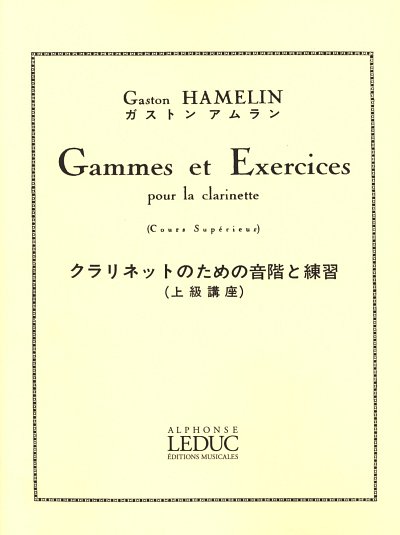 G. Hamelin: Gammes et Exercices, Klar